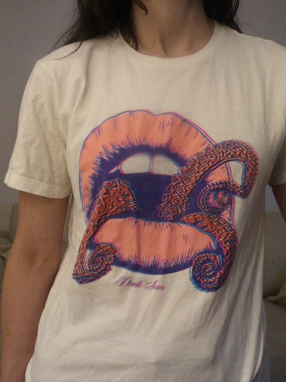 Dark Seas mouth octopus t-shirt tee